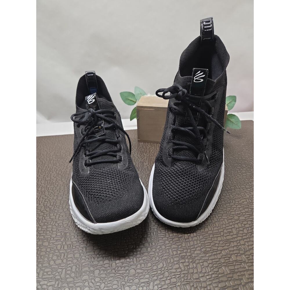 Under Armour Curry Flow 8 Black Basketball Shoes Men's Sz 14 Women’s 15.5